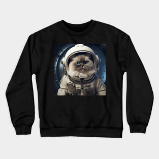 Astronaut Cat in Space - Birman Crewneck Sweatshirt